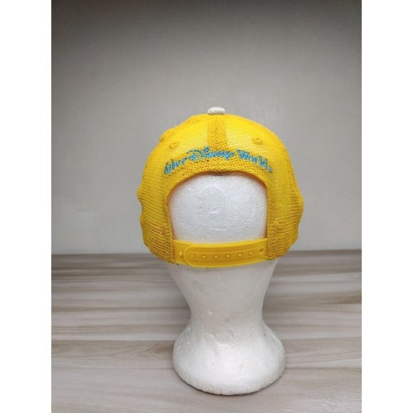 Vintage Walt Disney World Tinkerbell Snapback Hat Corduroy Embroidered Patch - Picture 6 of 11